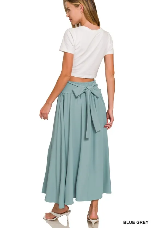 Heavy Woven Span Crop Tee & Skirt Set, image 16