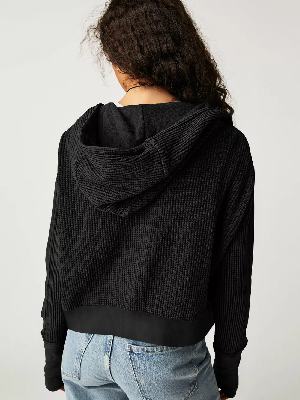 Waffle Knit Zip-Up Jacket, image 14