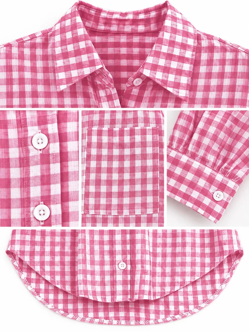 Plus Size Plaid Button-Down Long Sleeve Shirt, image 13