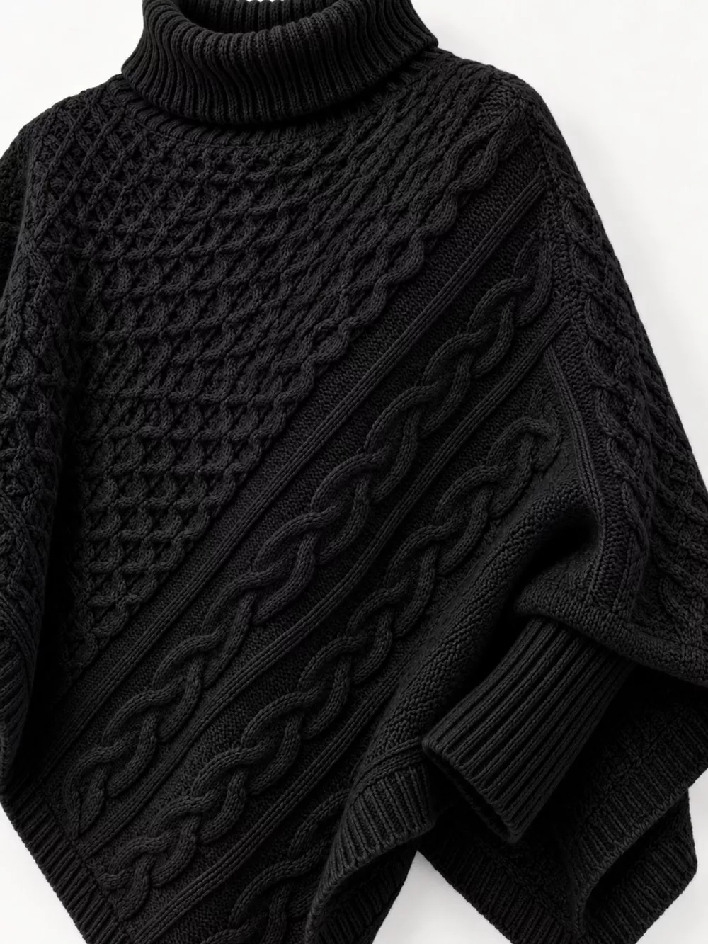 Turtleneck Cable-Knit Sweater, image 17