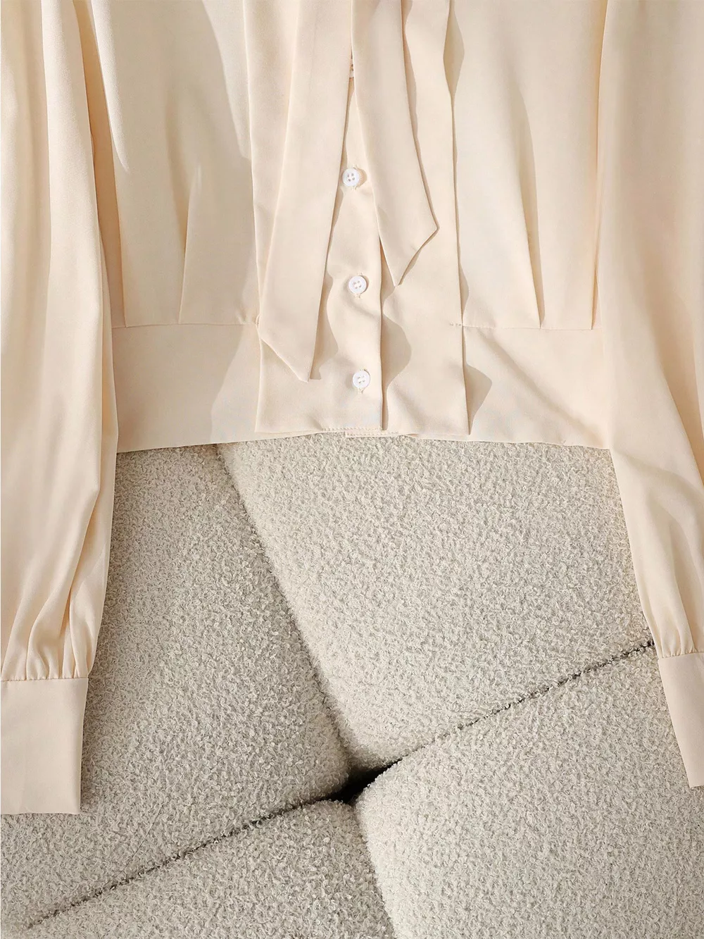 Bow Tie Long Sleeve Shirt, image 7
