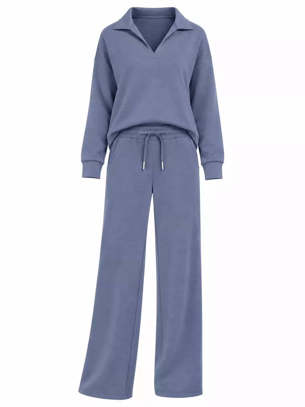 Dropped Shoulder Top and Pants Set, image 38