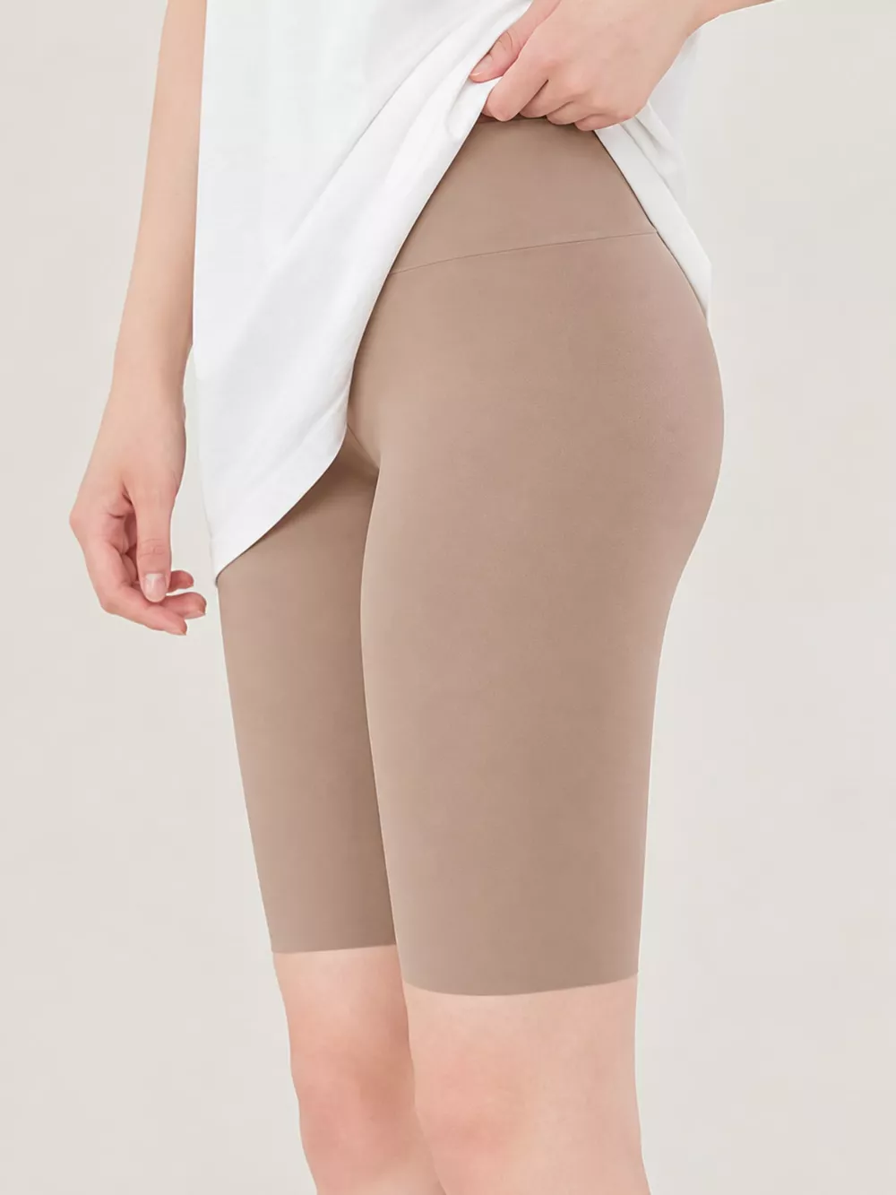 Full Size High-Waisted Seamless Compression Active Shorts Plus Size, image 17