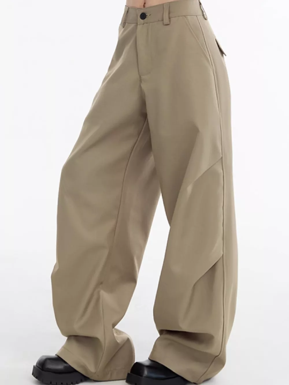 Wide-Leg Cargo Pants, image 2