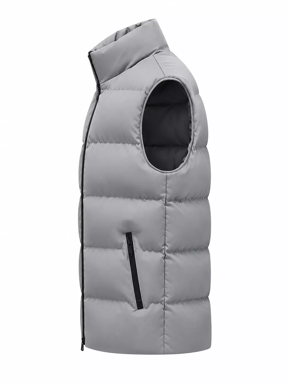 Men's Plus Size Lightweight Zip Up Puffer Vest, image 6