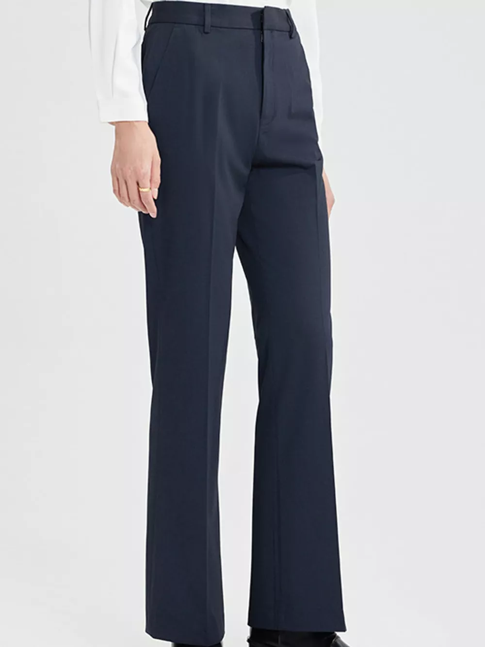 High-Waisted Slim-Fit Dress Pants, image 5