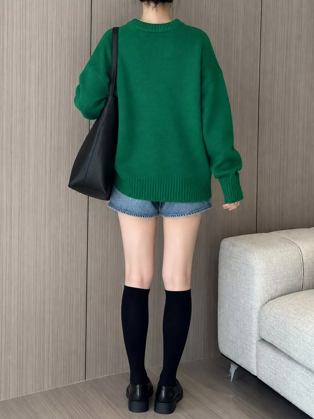 Round Neck Dropped Shoulder Sweater, image 31