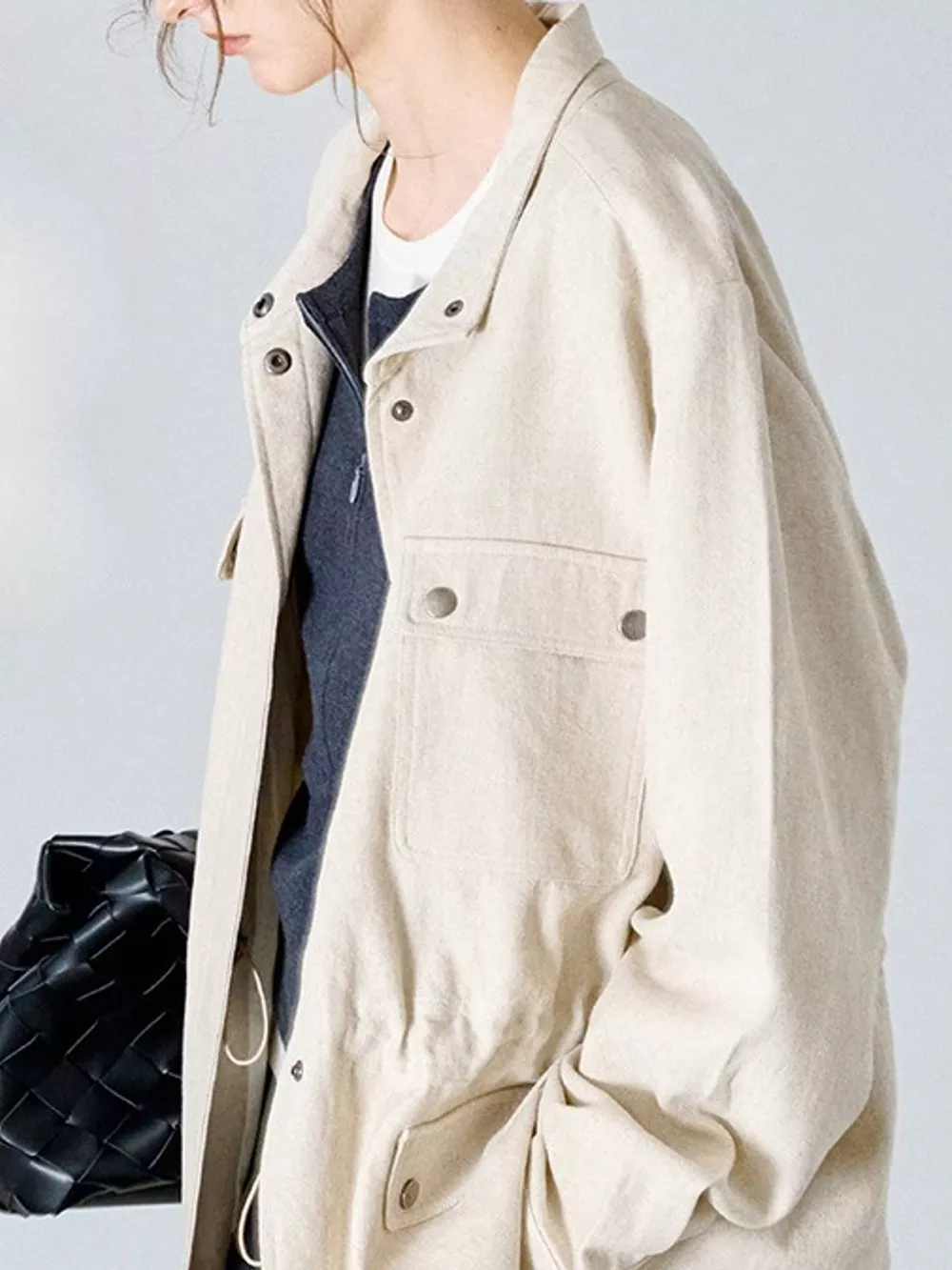 Multi-Pocket Snap Down Jacket, image 6