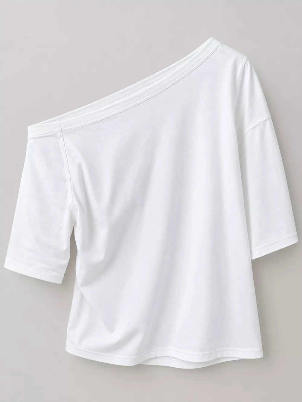 Boat Neck Short Sleeve T-Shirt, image 4