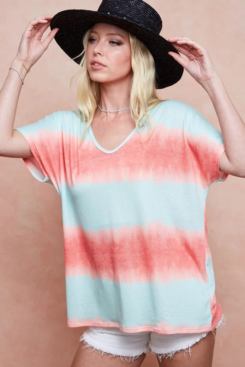 Tiedye Printed Hacci Knit Top, image 18