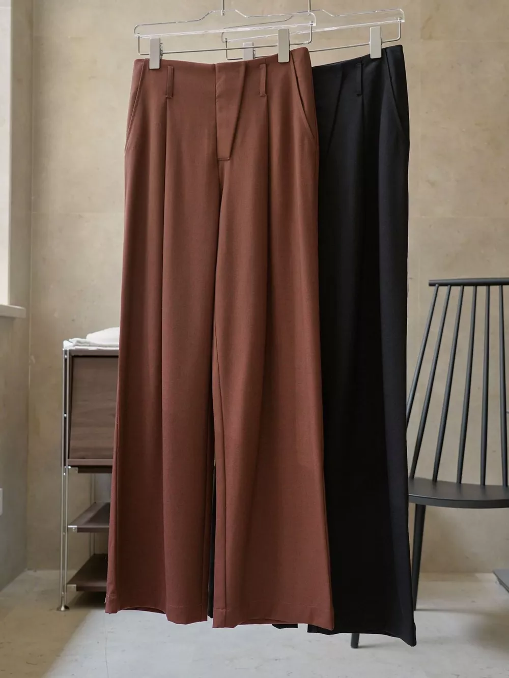 High-Waisted Wide-Leg Pants, image 4
