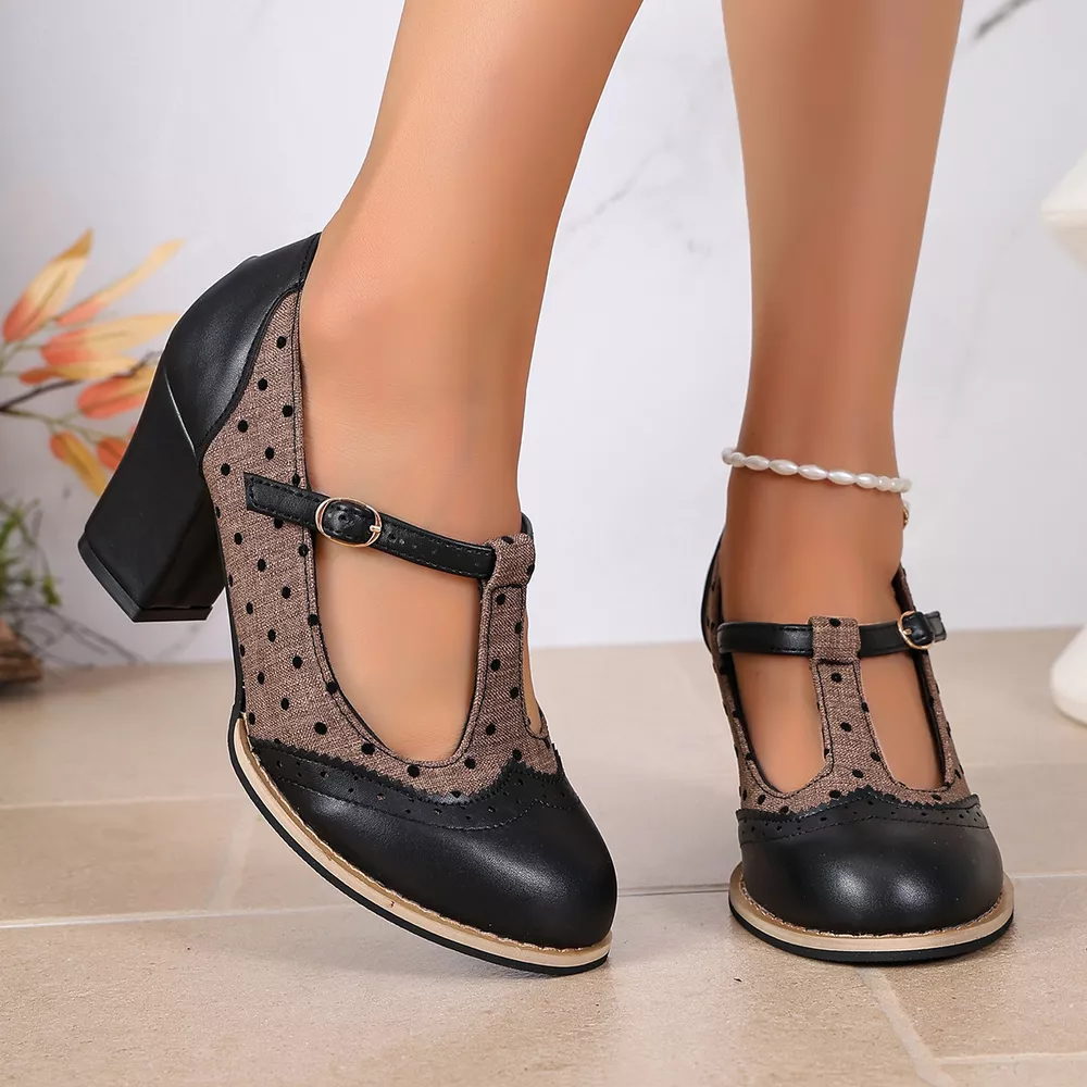 Point Toe Block Heels Pumps, image 2
