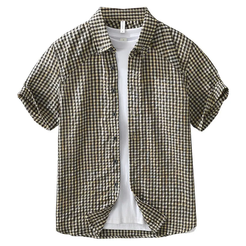 Men's Plus Size Button Up Short Sleeve Shirt, image 4