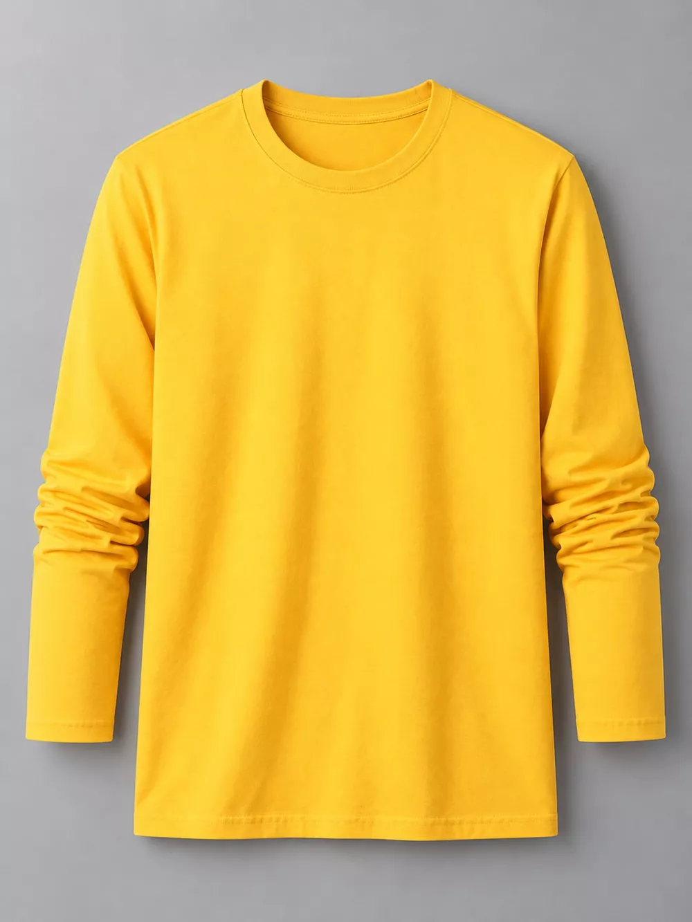 Men's Plus Size Round Neck Long Sleeve T-Shirt, image 54