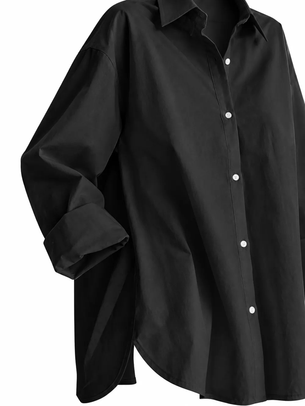 Full Size Oversized Button-Down Long Sleeve Shirt Plus Size, image 10