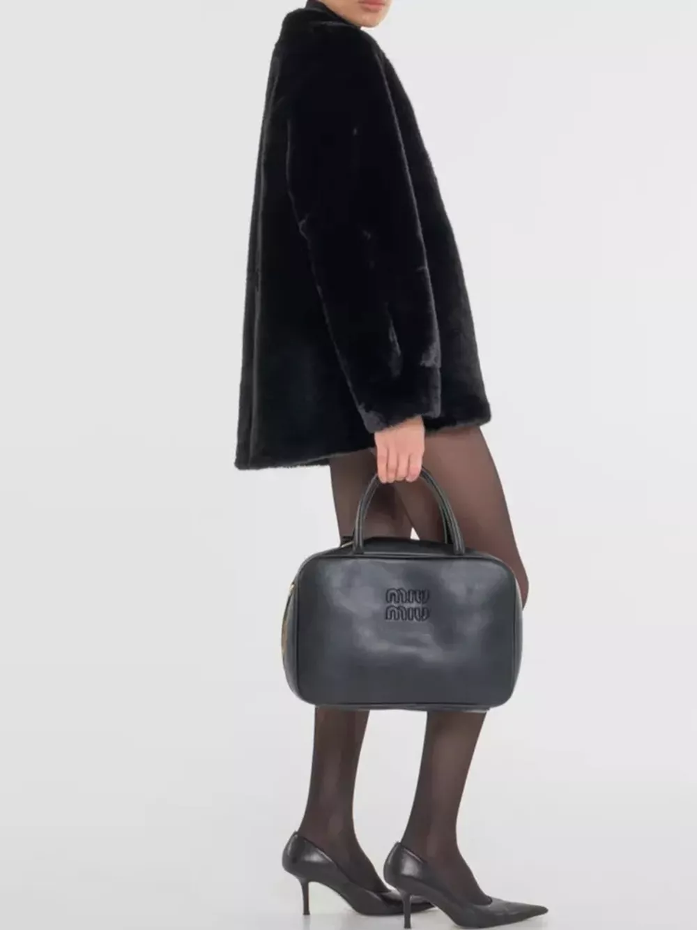 Faux Fur Open-Front Outerwear, image 5