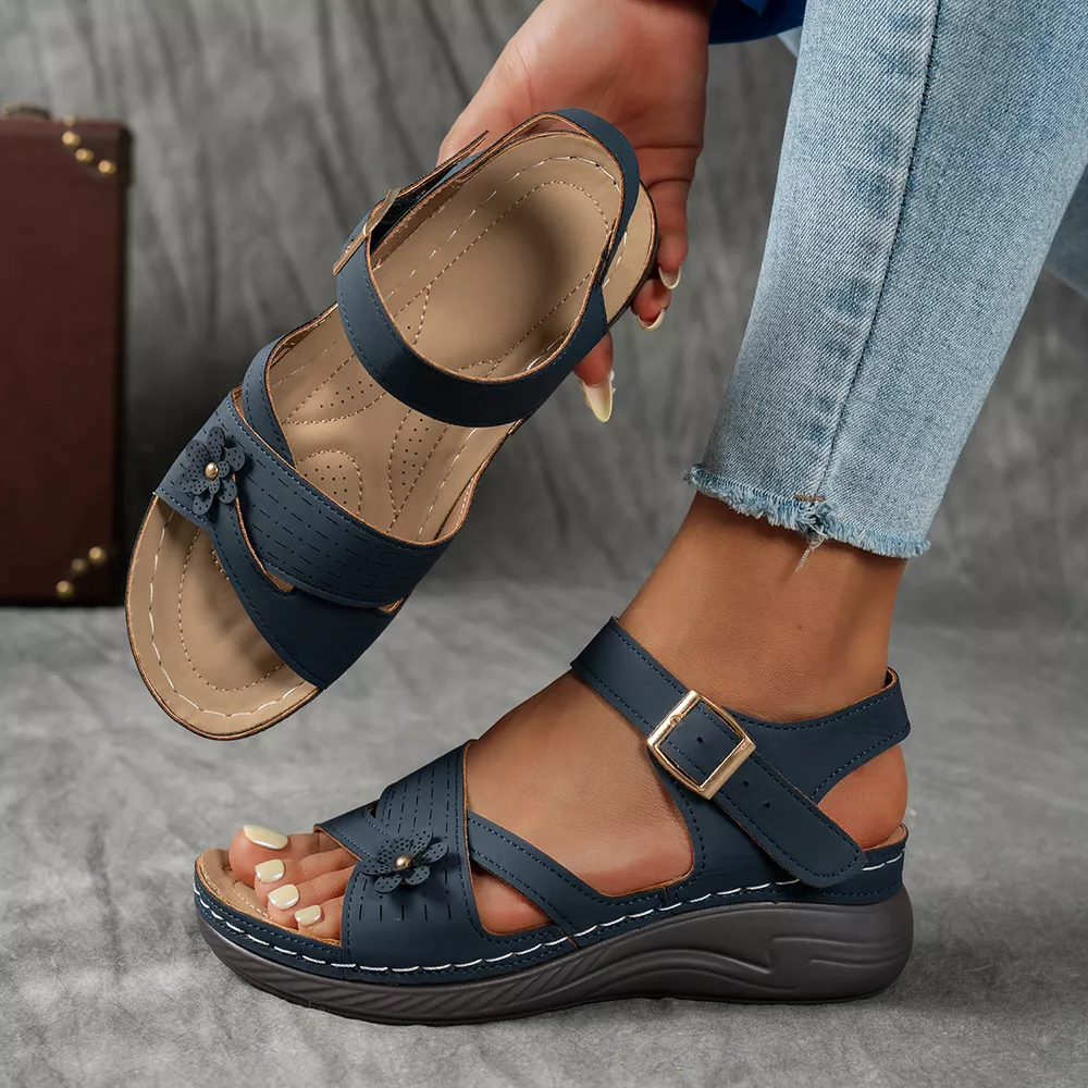 Open Toe Wedge Sandals, image 3