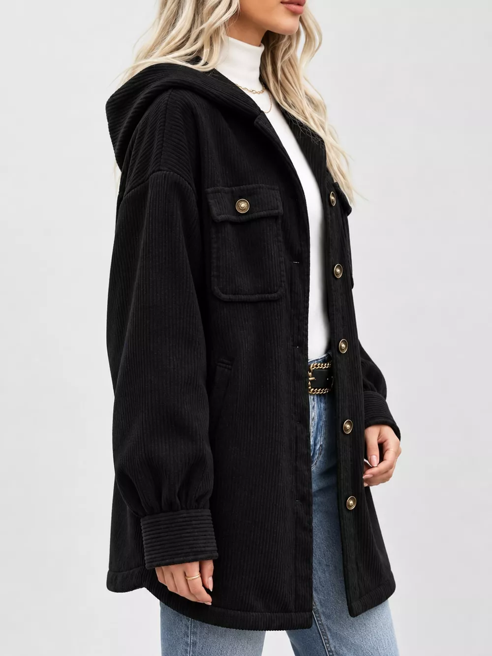 Corduroy Button-Down Outerwear, image 5