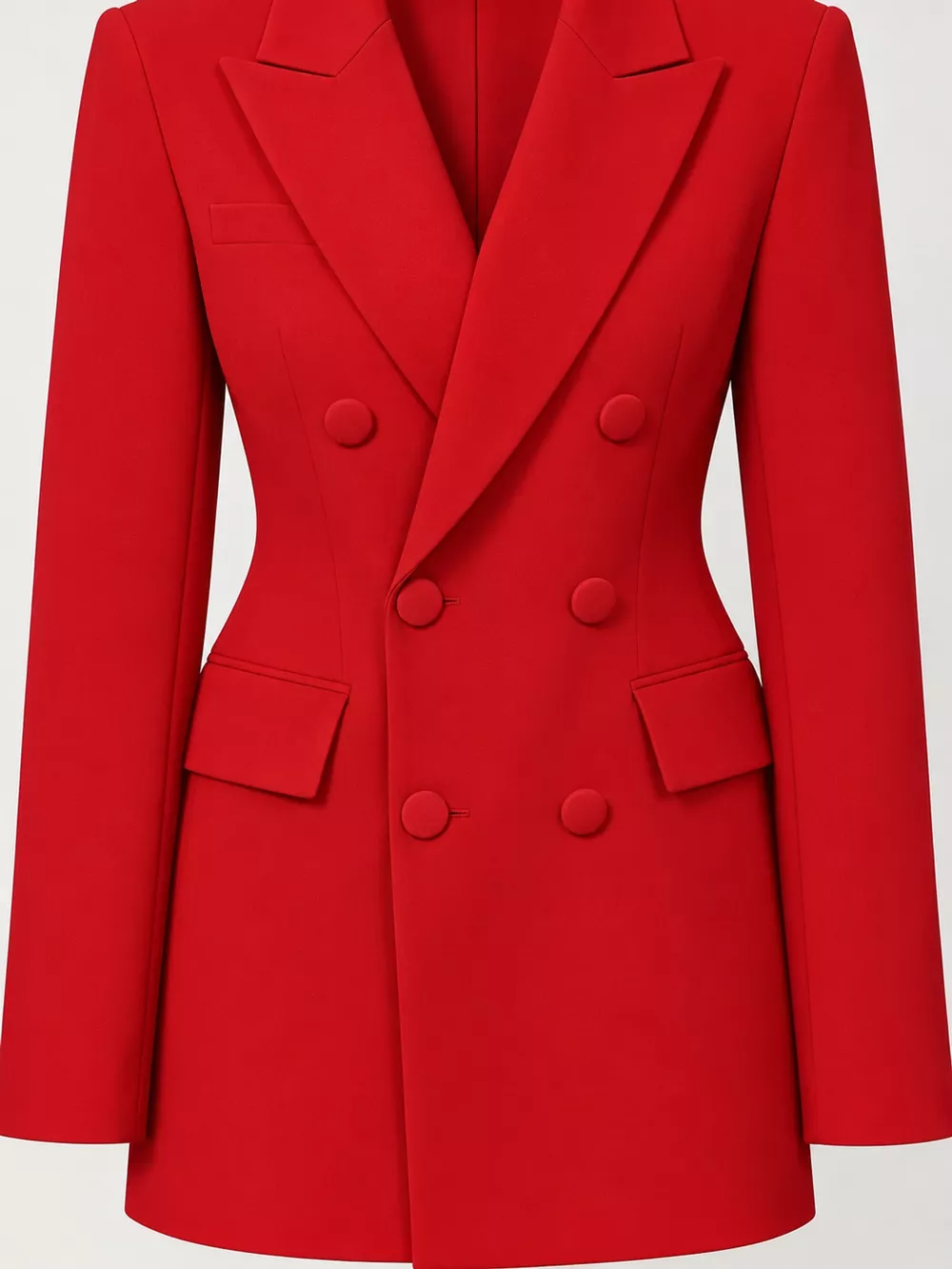 Full Size Double-Breasted Slim-Fit Blazer Plus Size, image 18