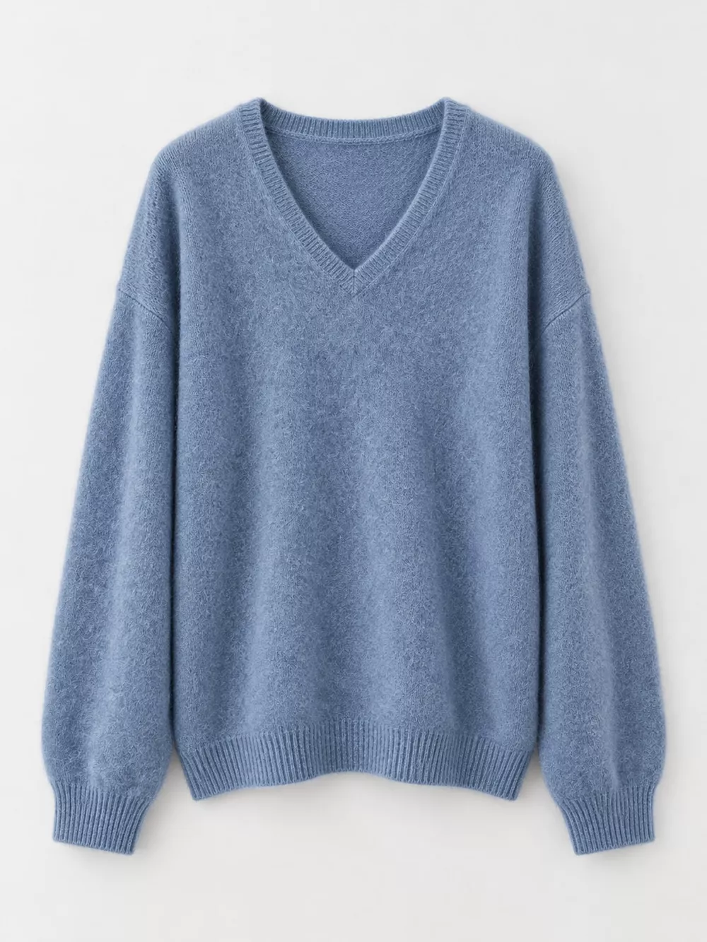 V-Neck Dropped Shoulder Sweater, image 31