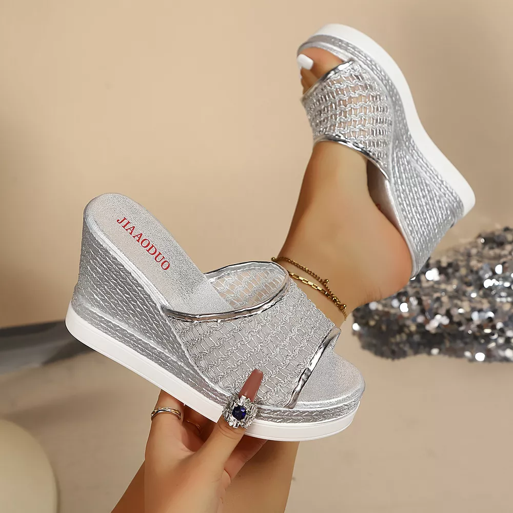 Open Toe Wedge Sandals, image 6