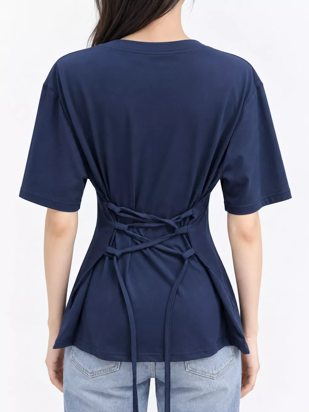 Round Neck Short Sleeve T-Shirt, image 8