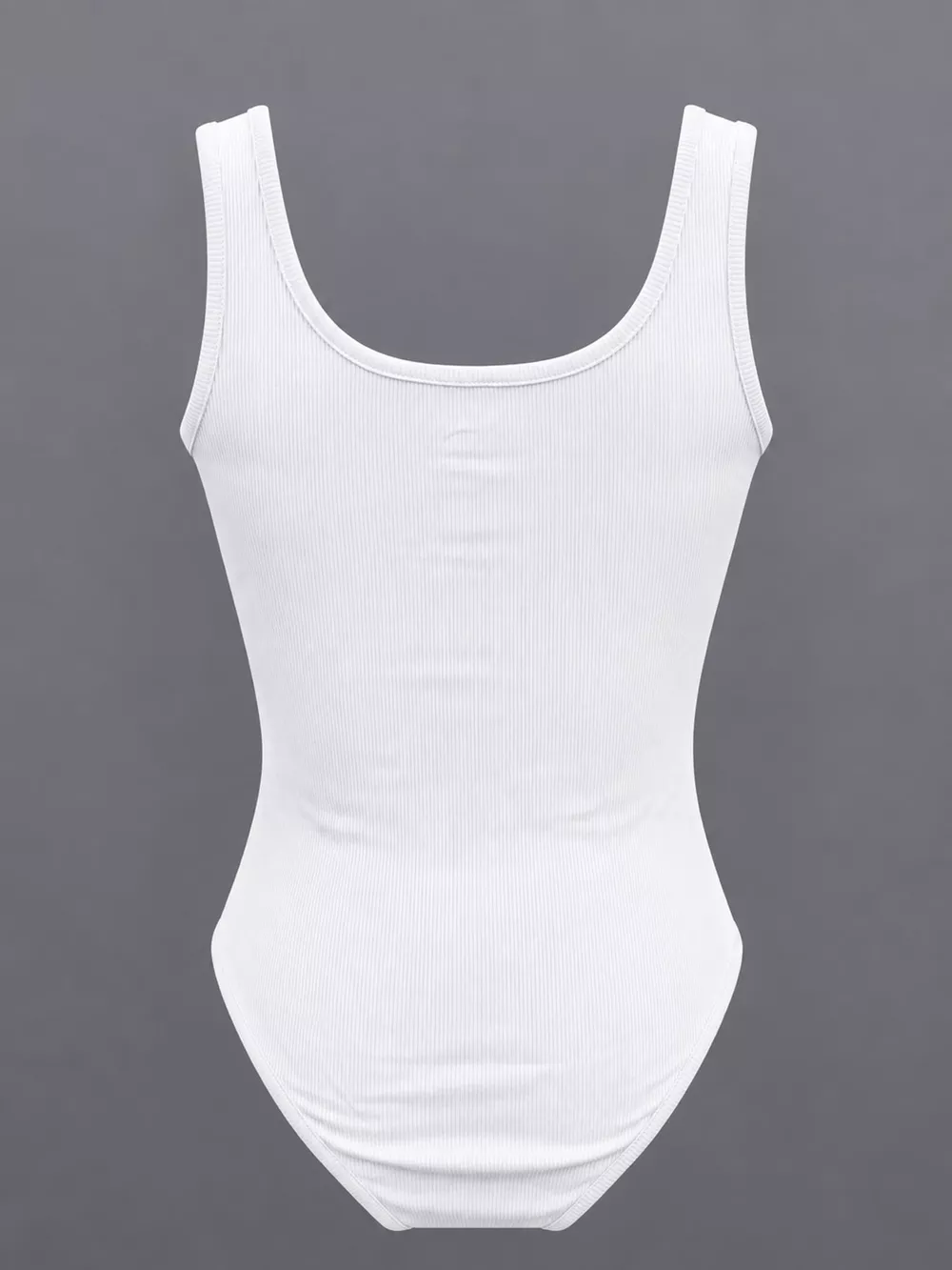 Full Size Ribbed Knit Sleeveless Scoop Neck Bodysuit Plus Size, image 9