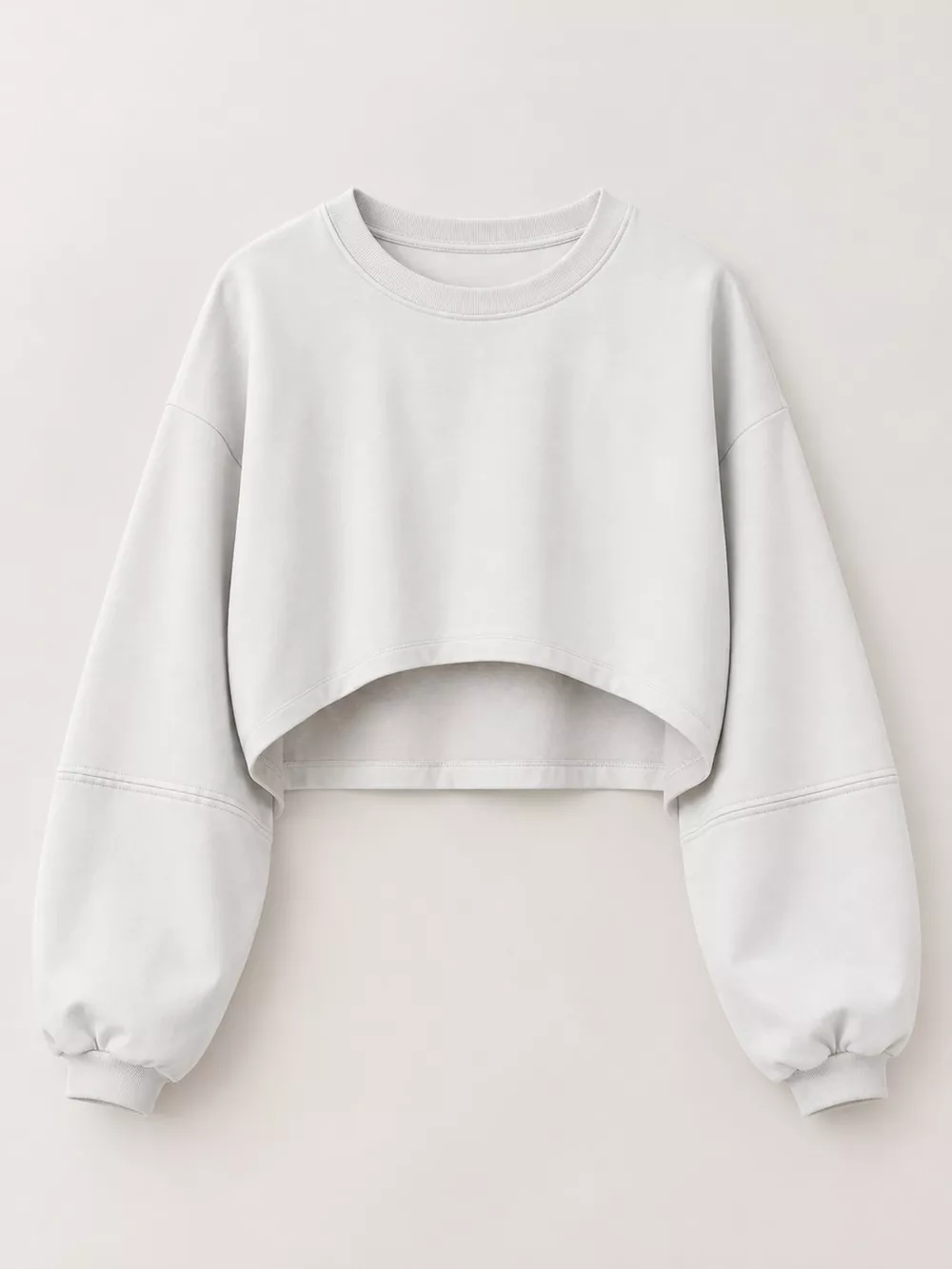 Long Sleeve Cropped Sweatshirt, image 10