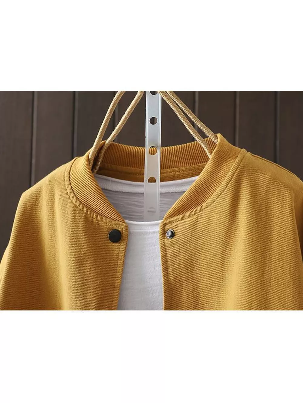 Snap Down Dropped Shoulder Jacket, image 3