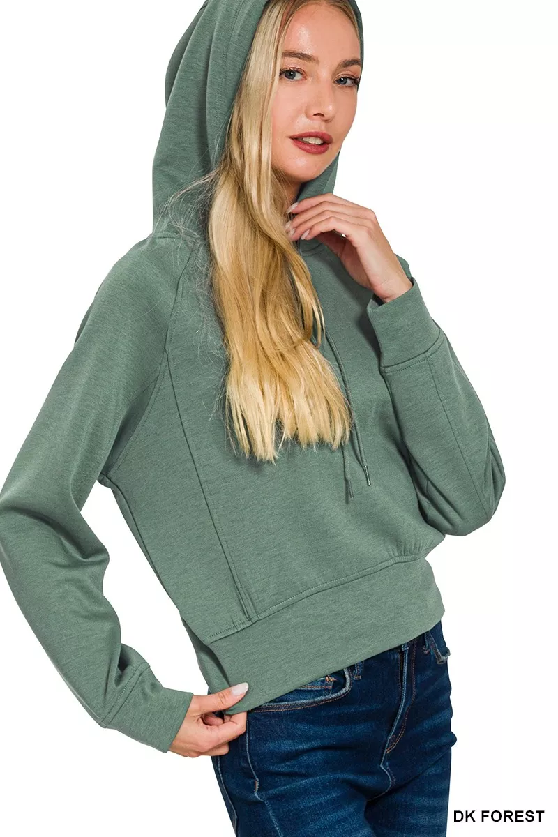 Drawstring Scuba Hoodie, image 4