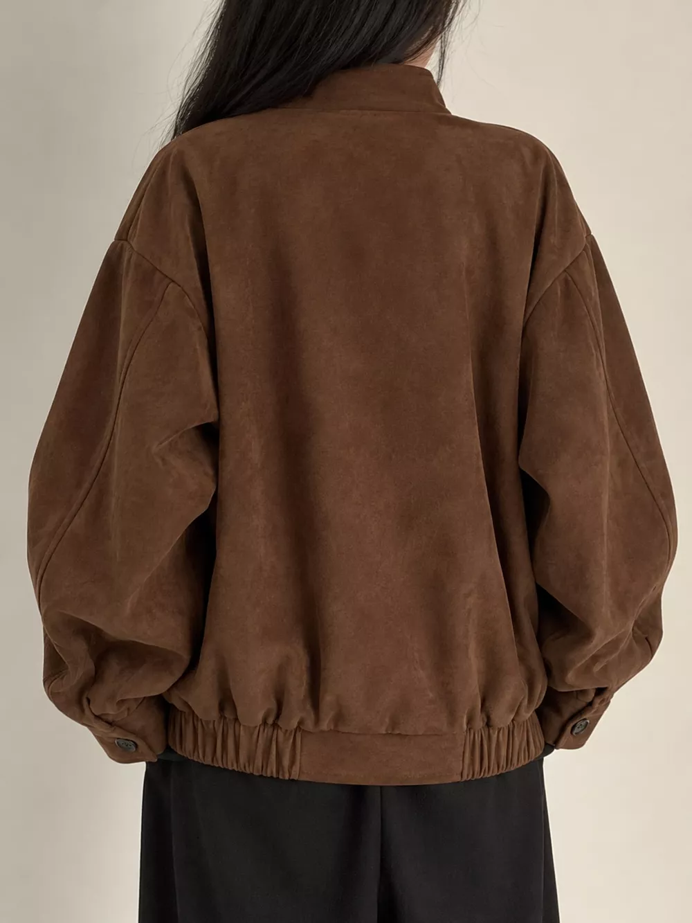 Stand Collar Zip Up Jacket, image 5