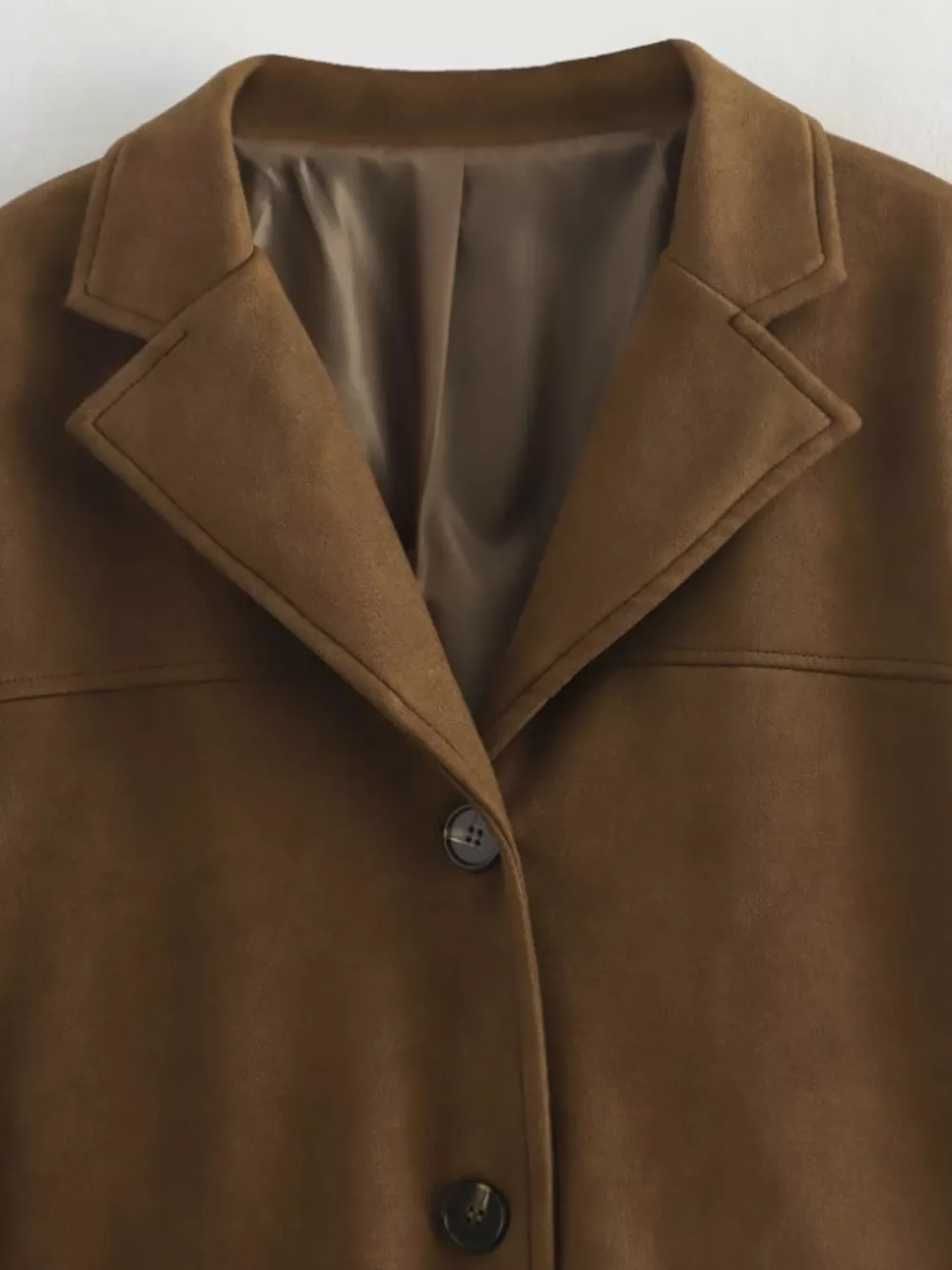 Lapel Collar Button Up Blazer, image 8
