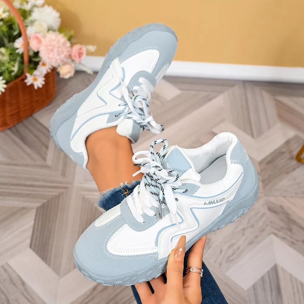 Round Toe Lace Up Sneakers, image 11