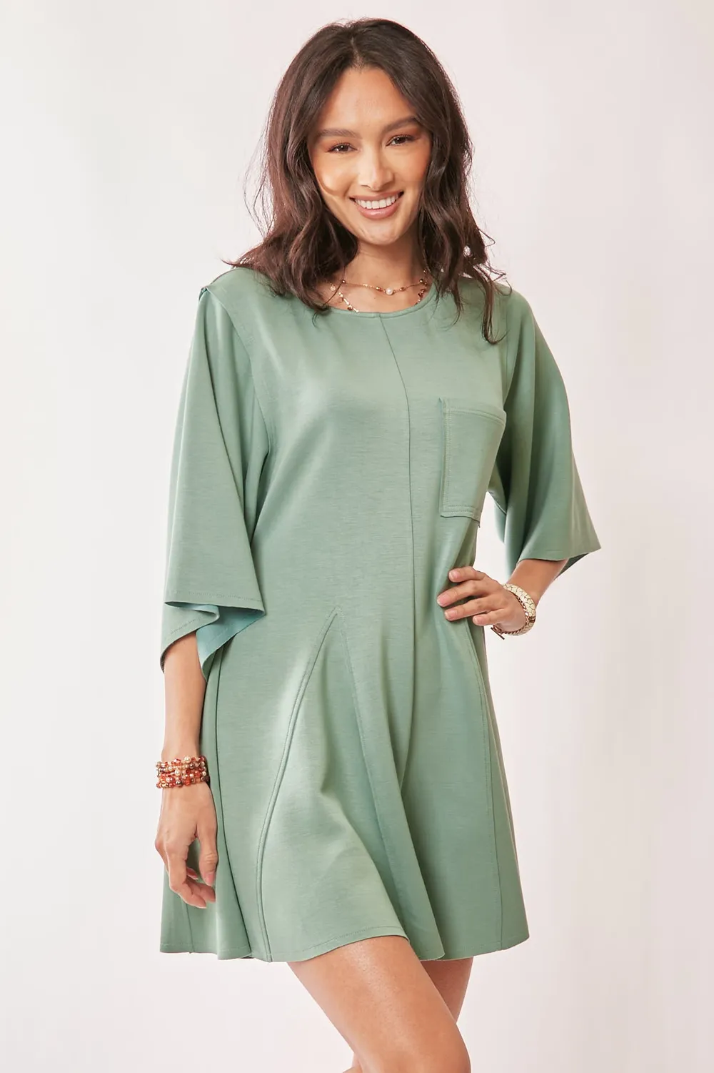Solid Draped Sleeve Ties Back Skort Romper