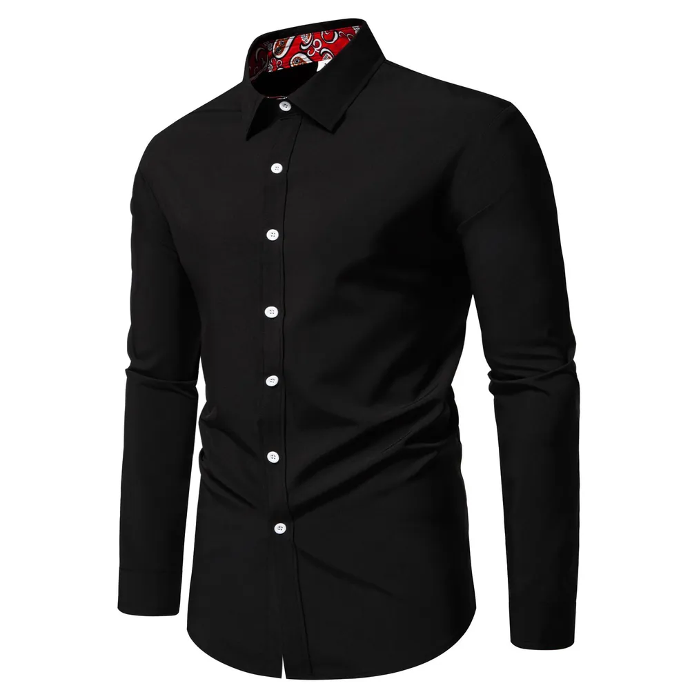 Men's Casual Button-Down Shirt with Cuff Detail, image 5