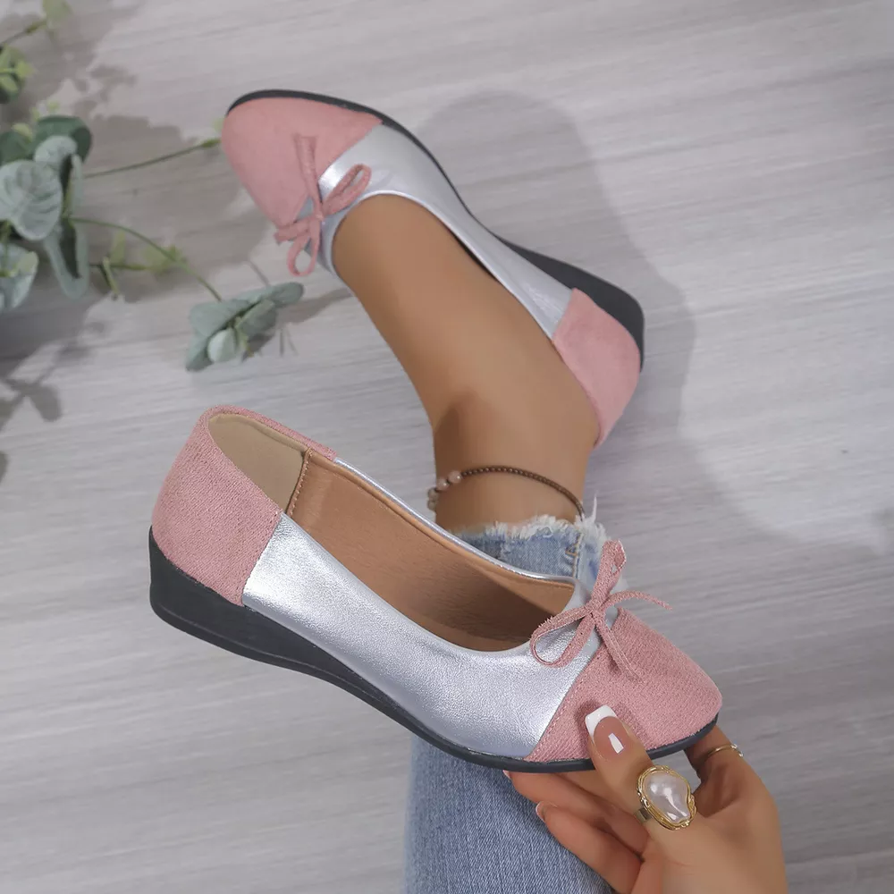 Bow Accent Two-Tone Slip-Ons, image 9