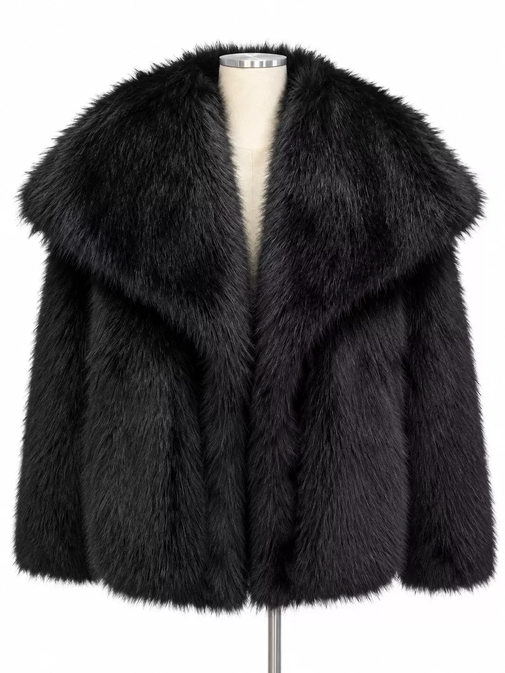 Fox Fur Collar Winter Outerwear, image 10