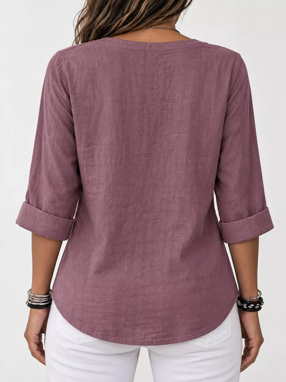 Notched Button Down Shirt, image 36