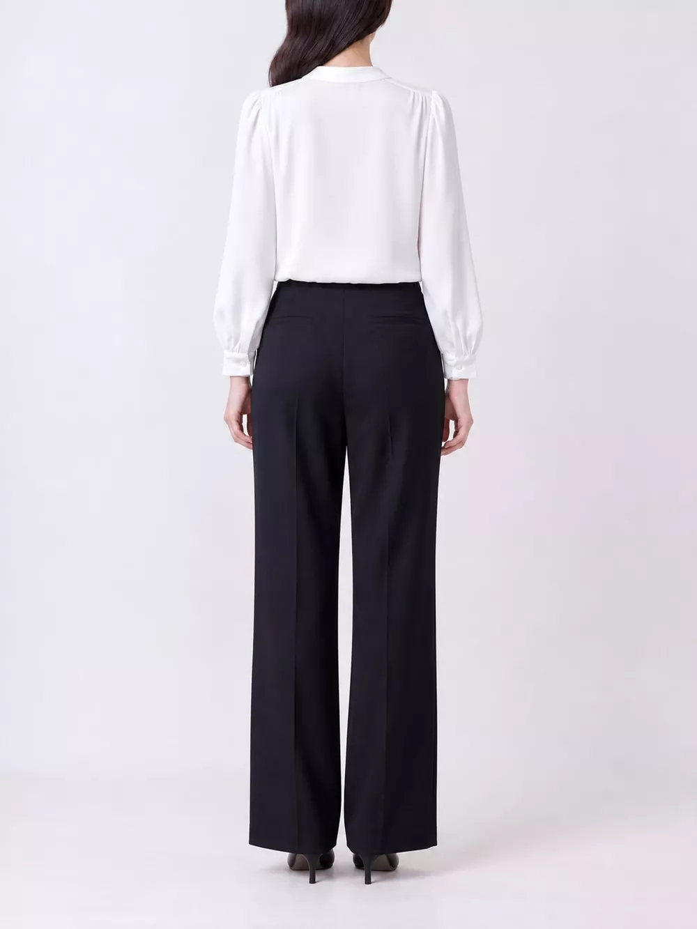 Full Size Tie Front Long Sleeve Shirt Plus Size, image 3