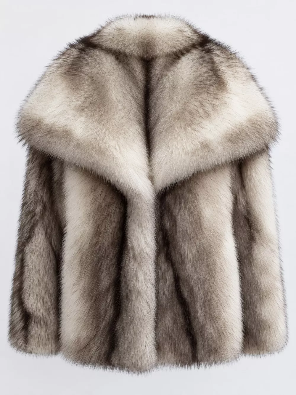 Fox Fur Collar Winter Outerwear, image 66