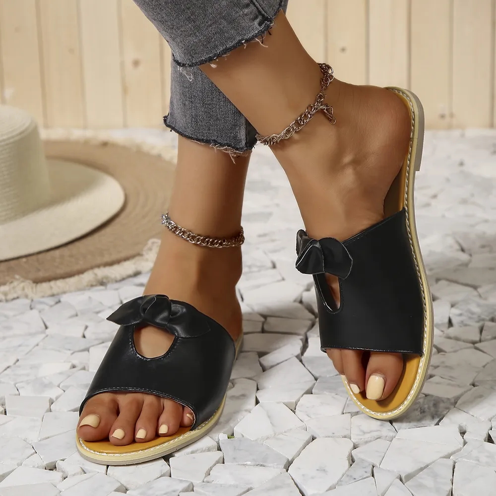 Casual Open Toe Cutout Detail Sandals, image 5