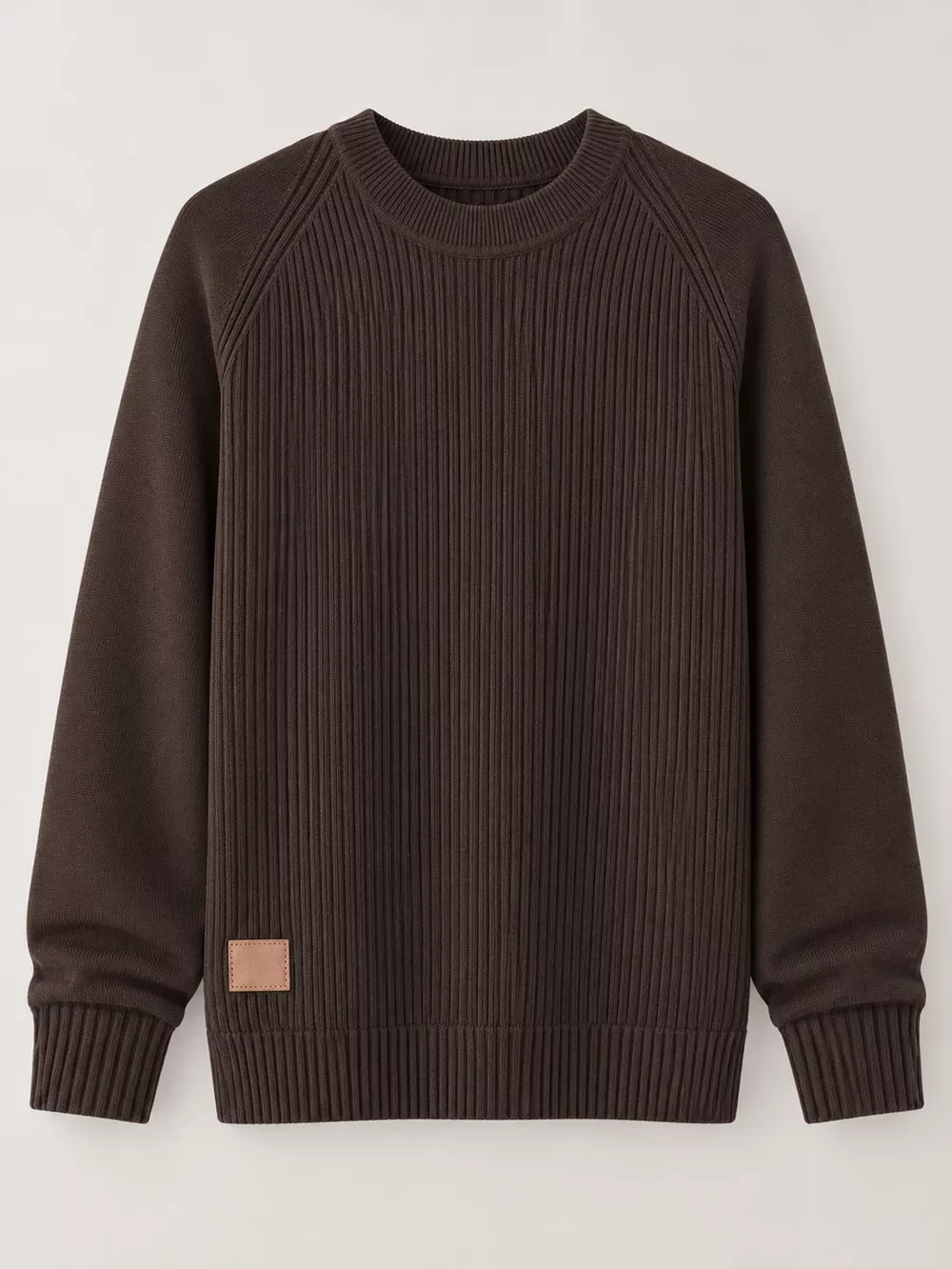 Full Size Ribbed Knit Raglan Sleeve Sweater Plus Size, image 21