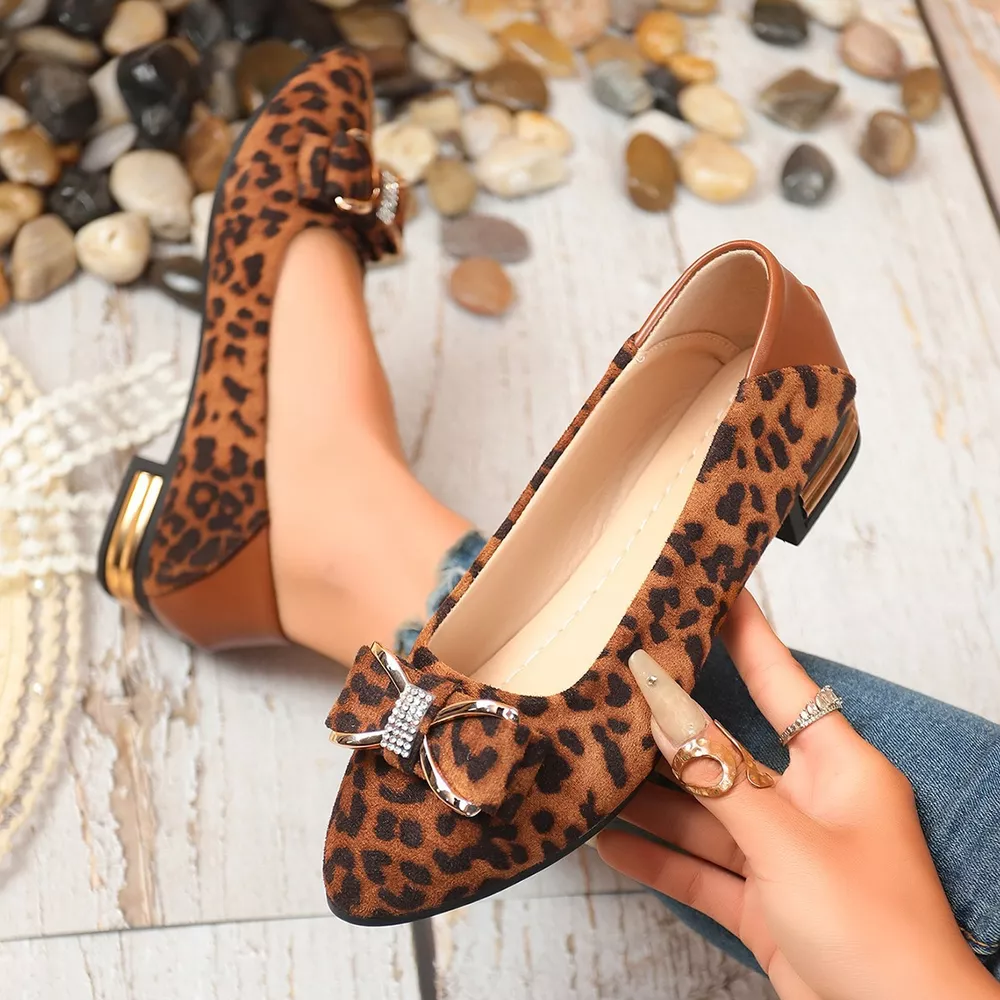 Point Toe Block Heels Slip-Ons, image 7