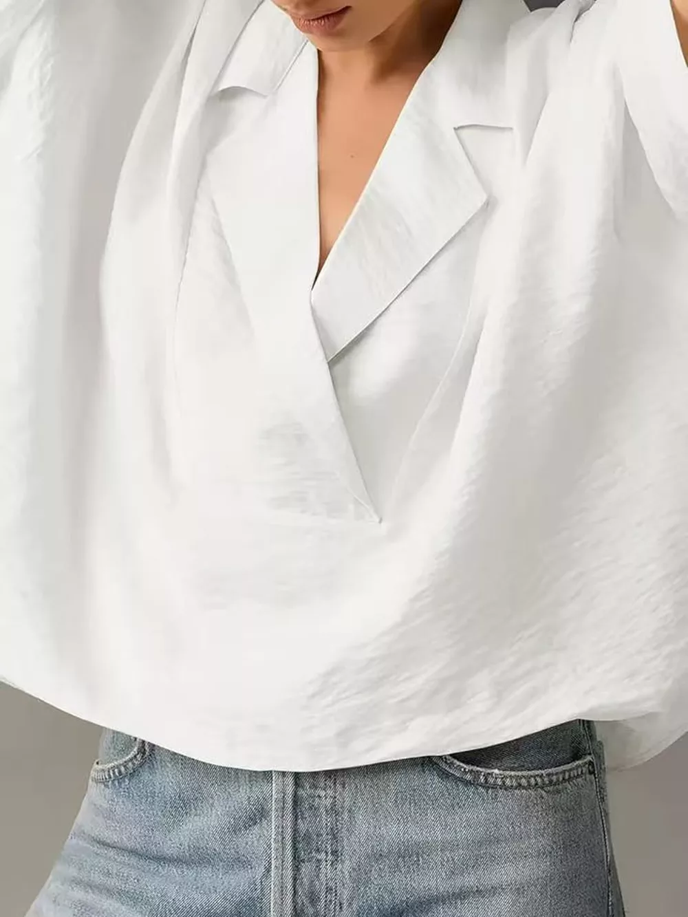 Half Sleeve Oversized Blouse, image 6