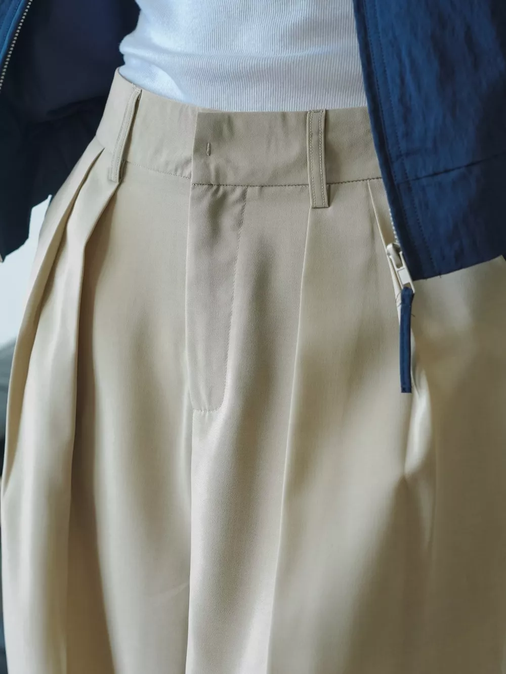 High-Waisted Pleated Wide-Leg Pants, image 36