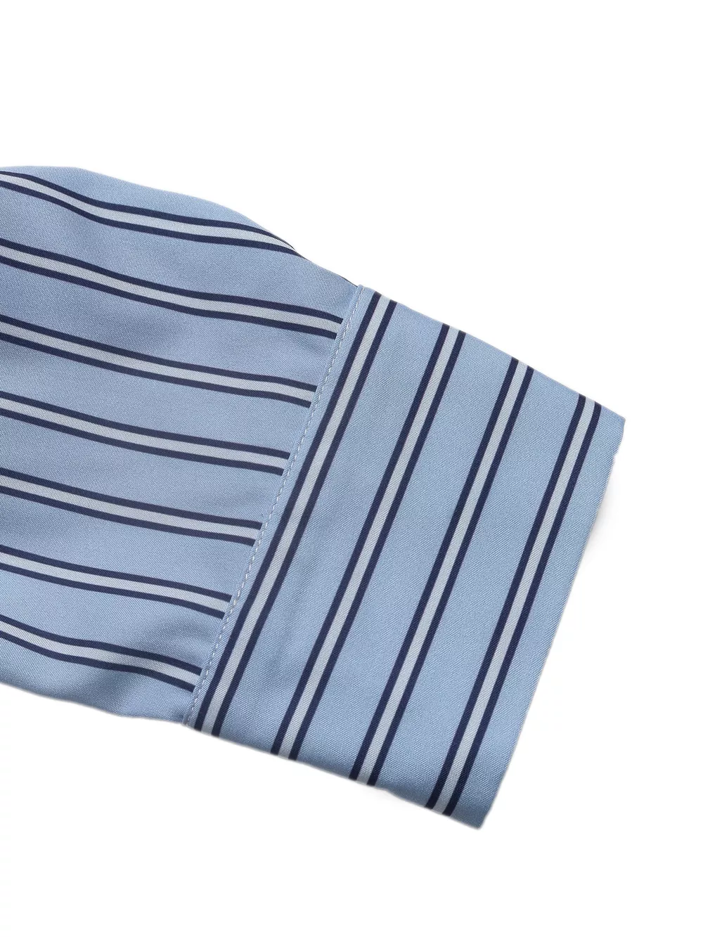 Striped Long Sleeve Blouse with Bow Tie, image 12