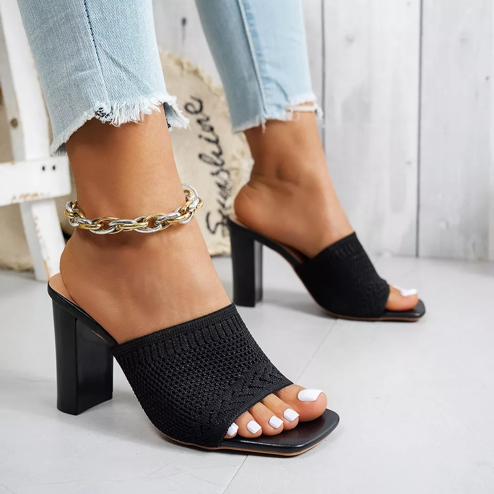 Open Toe Block Heels Sandals, image 3