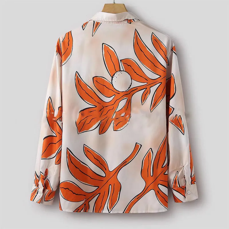 Men's Full Size Printed Button Up Long Sleeve Shirt Plus Size, image 2