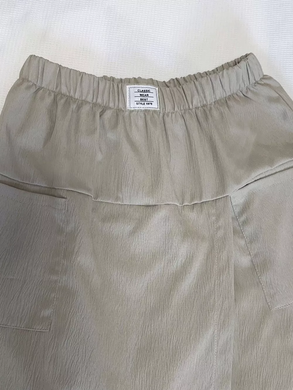 Elastic Waist Wrap Skort, image 4