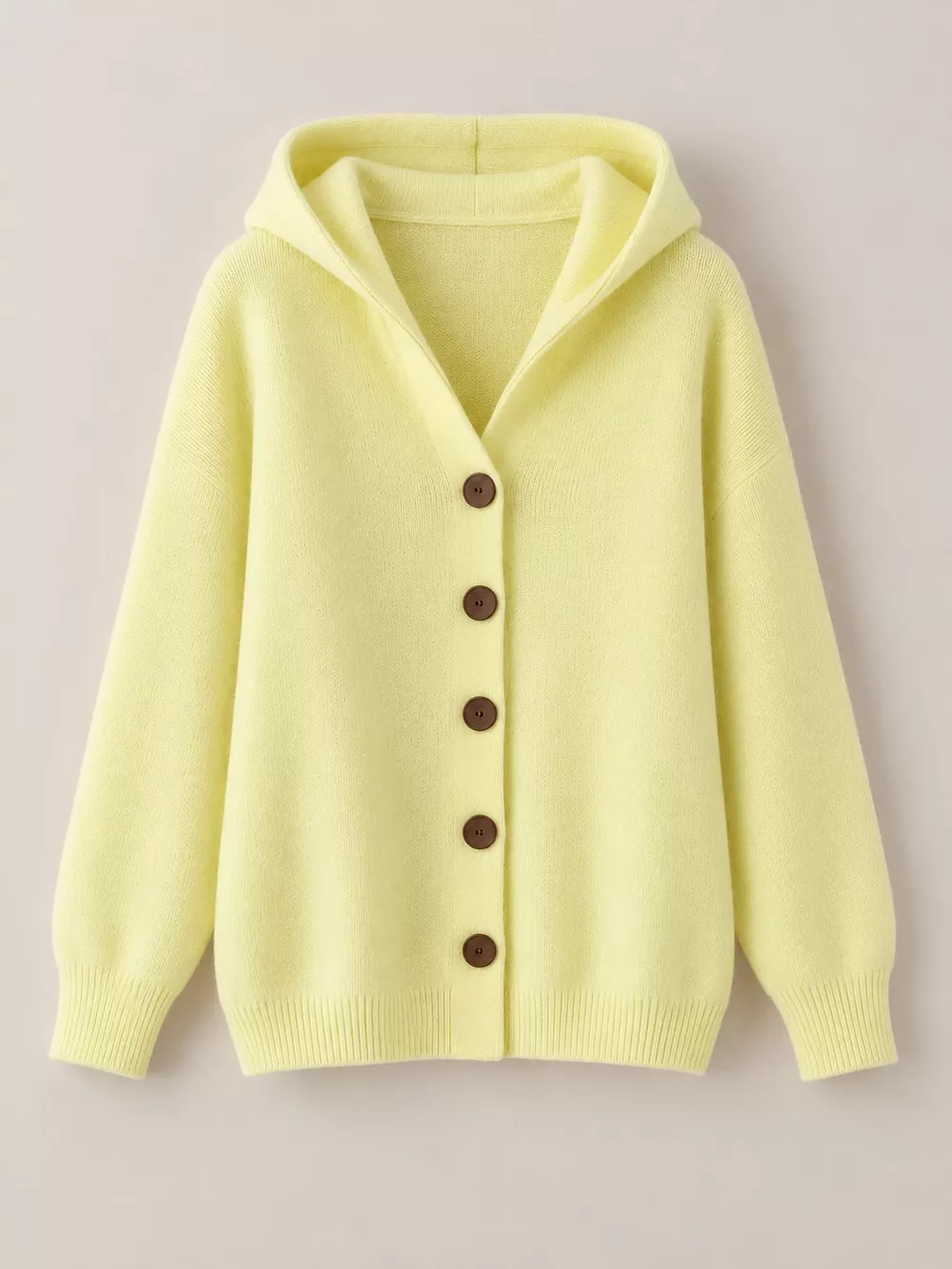 Full Size Hooded Button-Down Knit Cardigan Plus Size, image 27